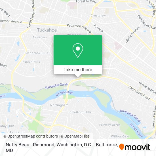 Mapa de Natty Beau - Richmond