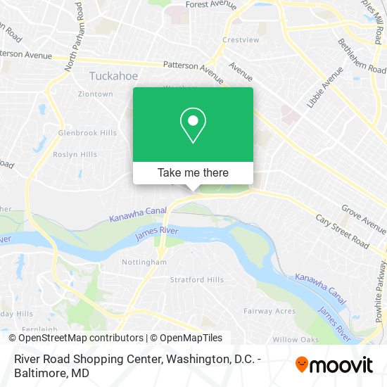 Mapa de River Road Shopping Center