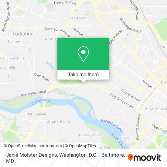 Janie Molster Designs map