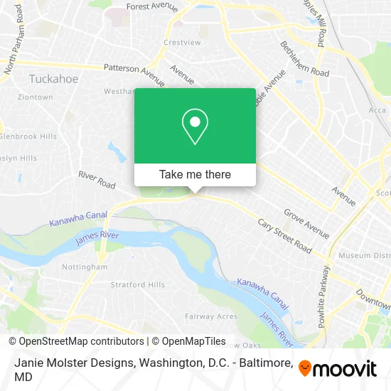 Janie Molster Designs map