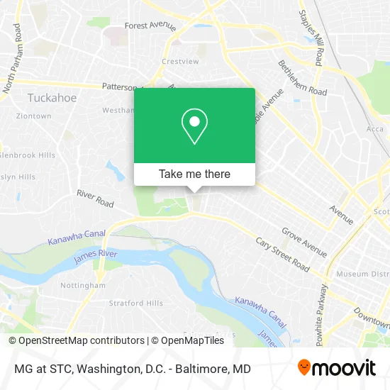 MG at STC map