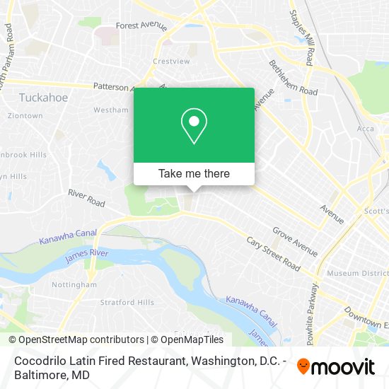 Cocodrilo Latin Fired Restaurant map