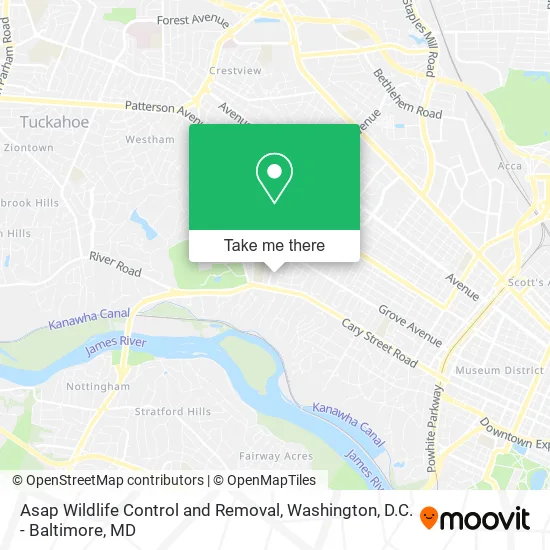 Asap Wildlife Control and Removal map
