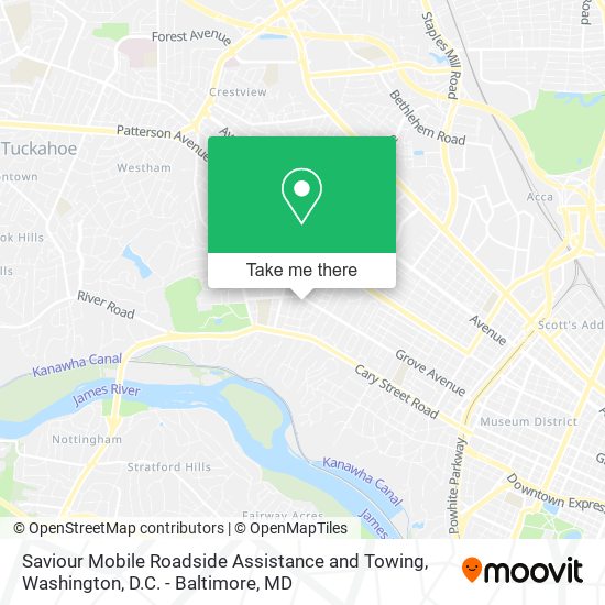Saviour Mobile Roadside Assistance and Towing map