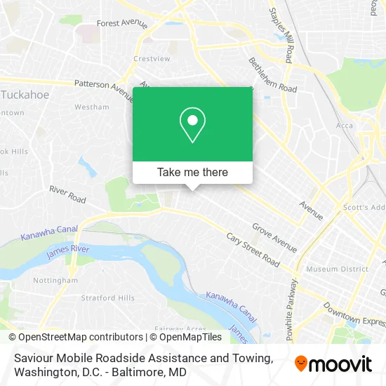 Saviour Mobile Roadside Assistance and Towing map