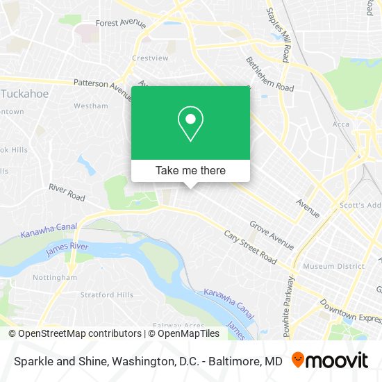 Sparkle and Shine map