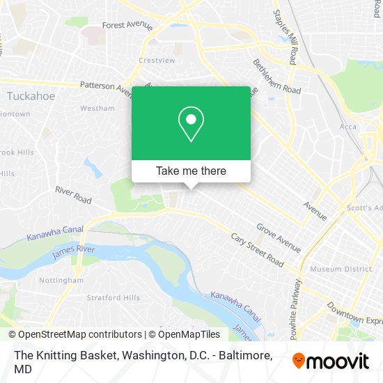 The Knitting Basket map