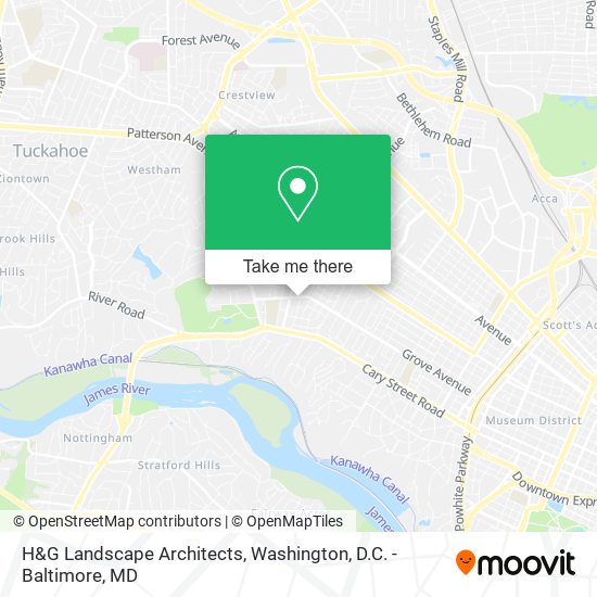 H&G Landscape Architects map