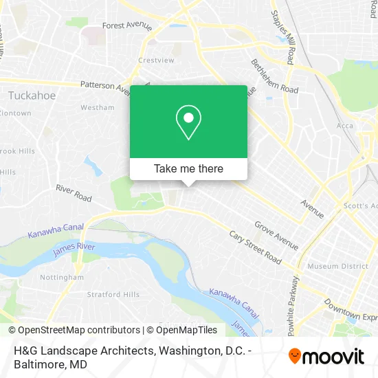 H&G Landscape Architects map