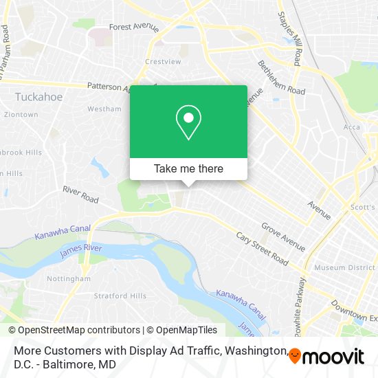 More Customers with Display Ad Traffic map