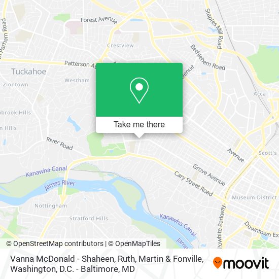 Vanna McDonald - Shaheen, Ruth, Martin & Fonville map