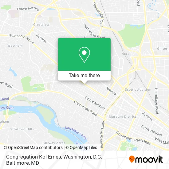 Congregation Kol Emes map