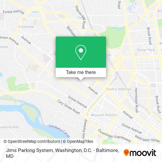 Jims Parking System map