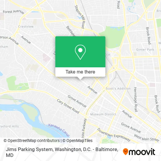 Jims Parking System map
