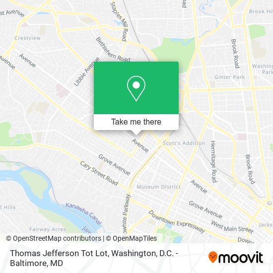 Thomas Jefferson Tot Lot map
