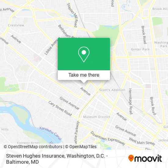 Steven Hughes Insurance map