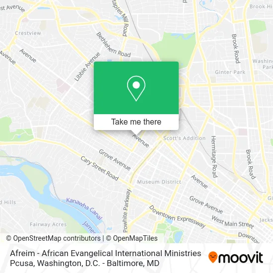 Afreim - African Evangelical International Ministries Pcusa map