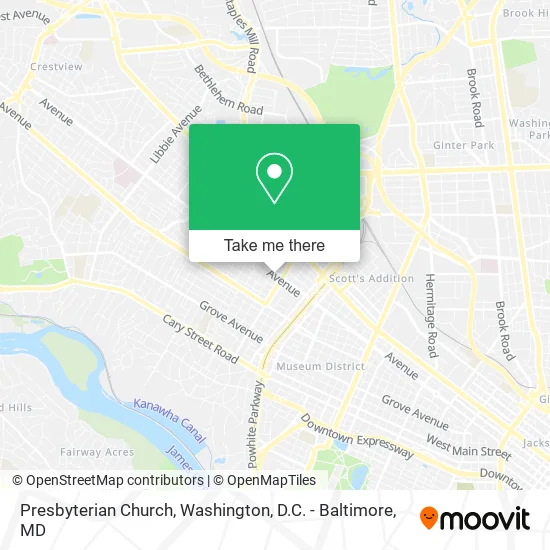 Presbyterian Church map