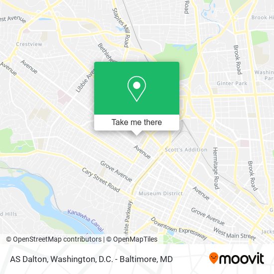 Mapa de AS Dalton