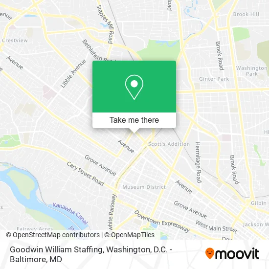 Goodwin William Staffing map