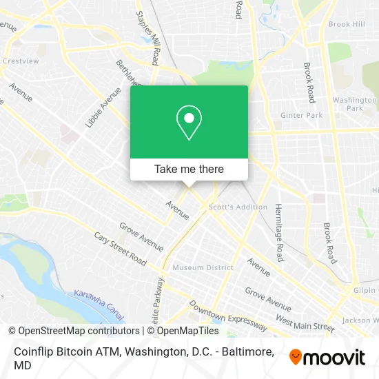 Coinflip Bitcoin ATM map