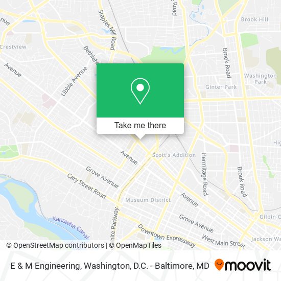 E & M Engineering map
