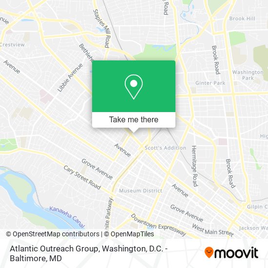 Mapa de Atlantic Outreach Group