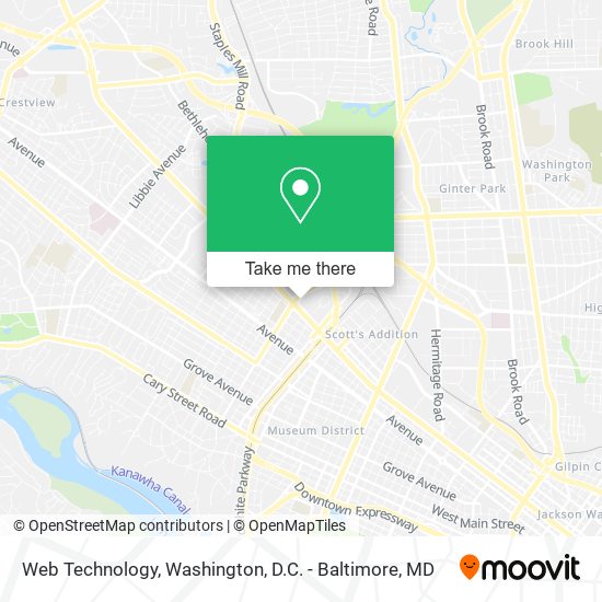 Web Technology map