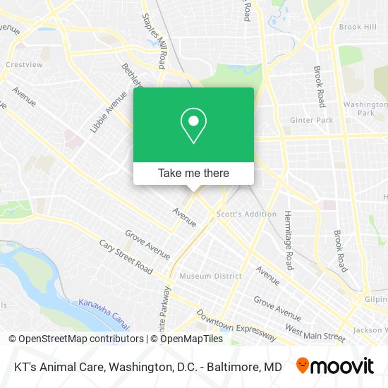 KT's Animal Care map