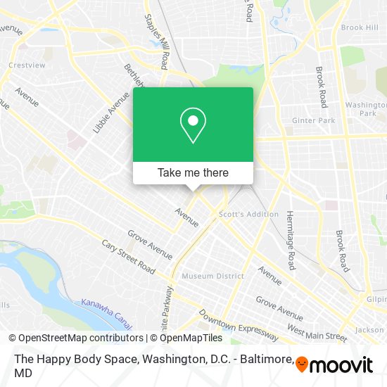 Mapa de The Happy Body Space