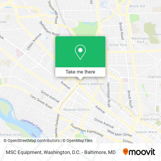 Mapa de MSC Equipment