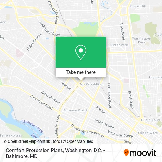 Comfort Protection Plans map