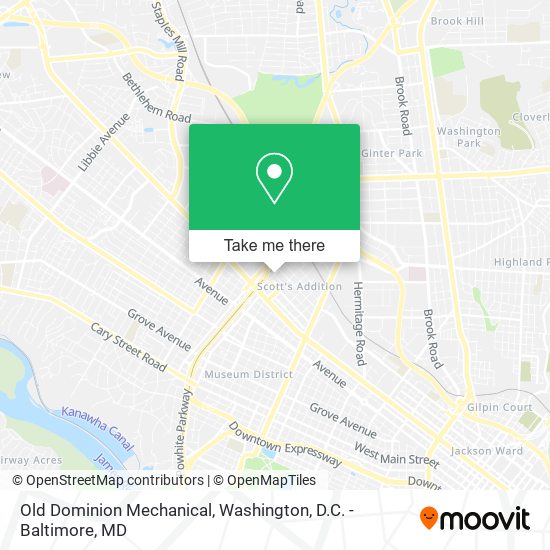 Old Dominion Mechanical map