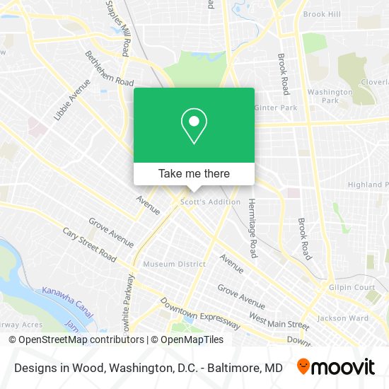 Mapa de Designs in Wood