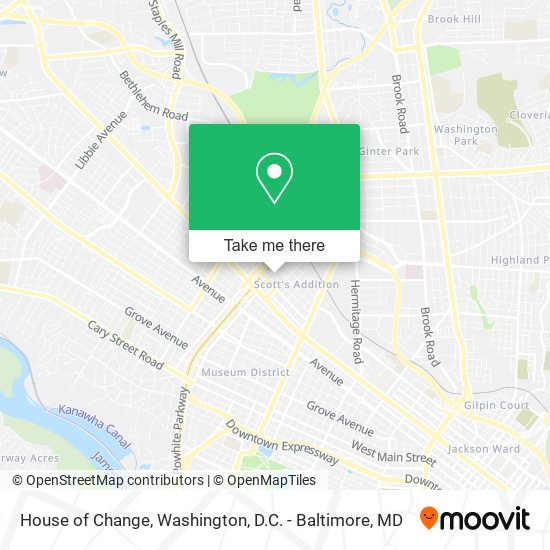 House of Change map