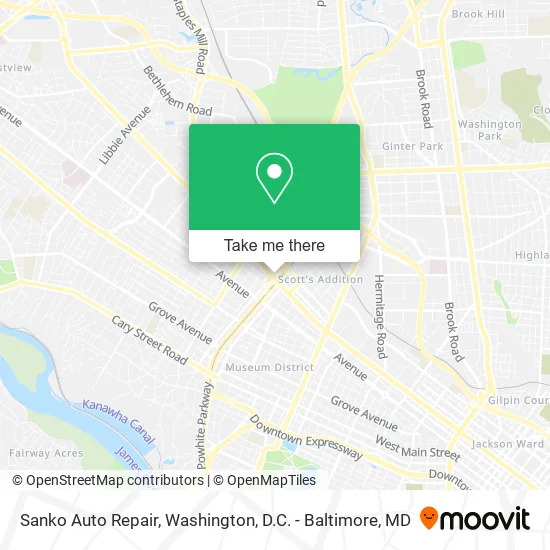 Sanko Auto Repair map