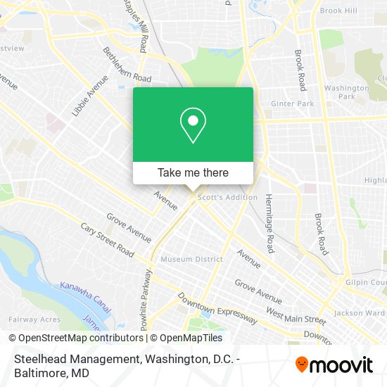 Mapa de Steelhead Management