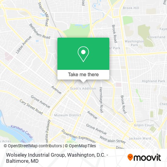 Wolseley Industrial Group map