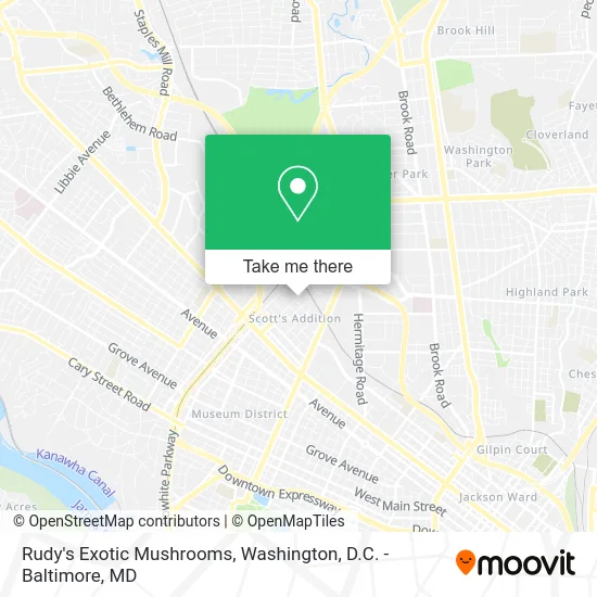 Rudy's Exotic Mushrooms map