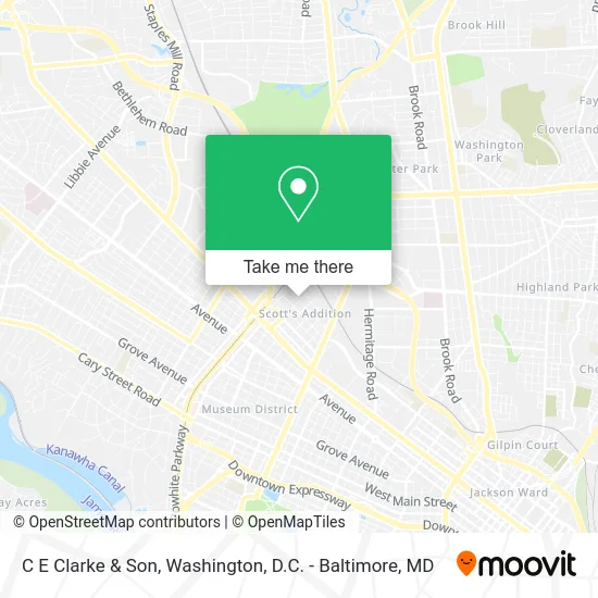 C E Clarke & Son map