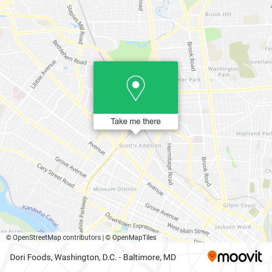 Dori Foods map