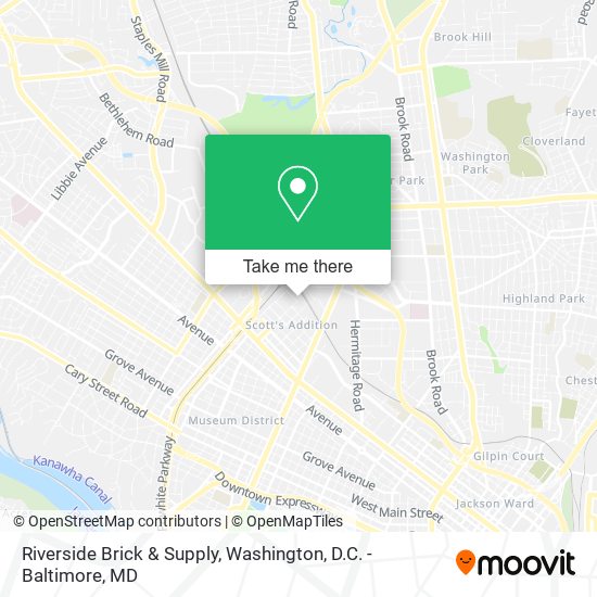 Mapa de Riverside Brick & Supply