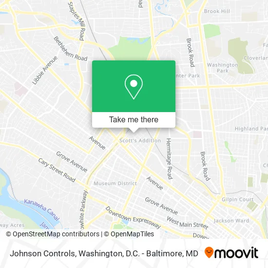 Johnson Controls map