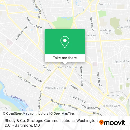 Mapa de Rhudy & Co. Strategic Communications