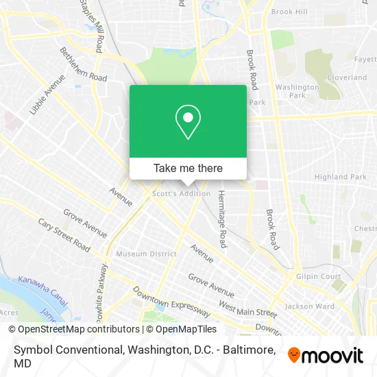 Symbol Conventional map