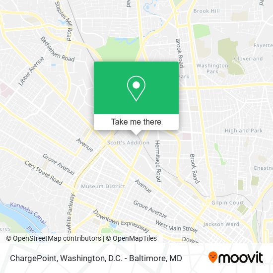 ChargePoint map