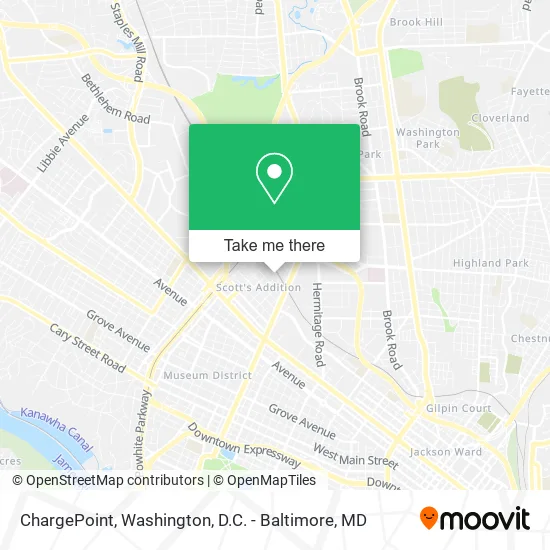 ChargePoint map
