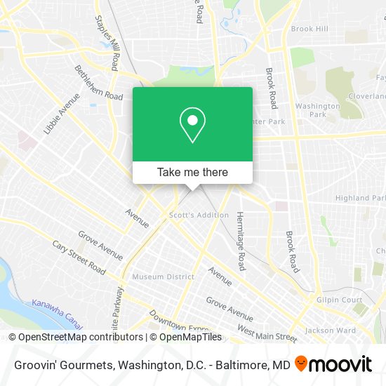 Groovin' Gourmets map