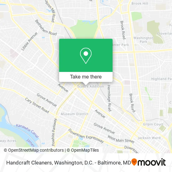 Handcraft Cleaners map