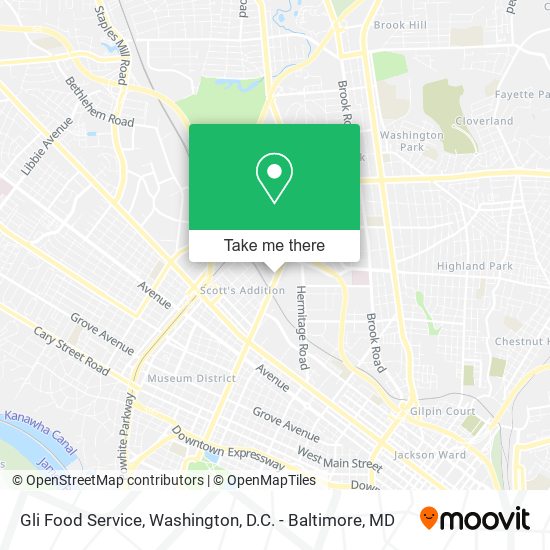 Gli Food Service map